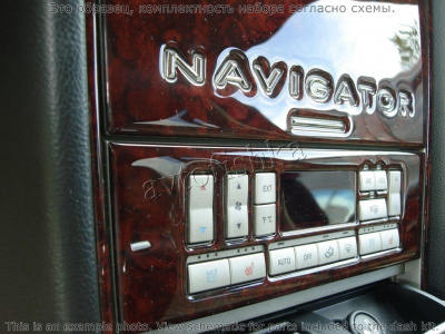 Декоративные накладки салона Lincoln Navigator 2003-2004 Радио с 6 CD Player