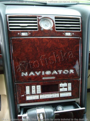 Декоративные накладки салона Lincoln Navigator 2003-2004 Радио с 6 CD Player